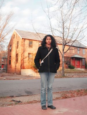 Anu Yadav outside at Arthur Capper complex; photo by Elvert Barnes