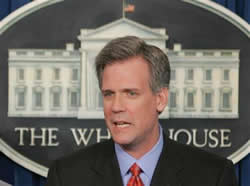 White House spokesperson Tony Snow